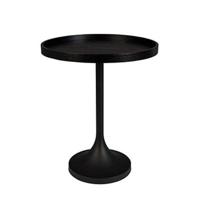 Zuiver Ronde Bijzettafel 'Jason' 46cm, kleur Zwart