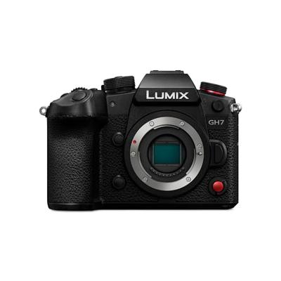 Panasonic Lumix DC-GH7E Micro Four Thirds Spiegelloze Camerabody, 25,2 MP, C4K/4K 4:2:2 60/50p-video, Fasehybride AF, Active IS, 32-bits Float Audio, OLED, Zwart