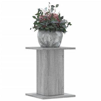 Plantenstandaards 2 st 30x30x40 cm bewerkt hout grijs sonoma Plantenstandaards 2 st 30x30x40 cm bewerkt hout grijs sonoma
