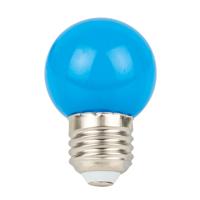 Showgear G45 E27 kunststof led-lamp voor prikkabel 1W blauw - thumbnail