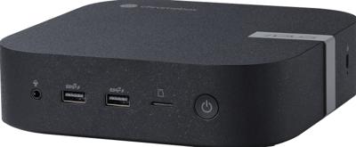 ASUS CHROMEBOX5-SC002UN Mini Desktop PC (Intel Celeron 7305 processor, geïntegreerde Intel UHD graphics, 4GB DDR4 geheugen, 128 GB M.2 NVMe PCIe 3.0 SSD, WIFI 6E, Chrome OS) zwart