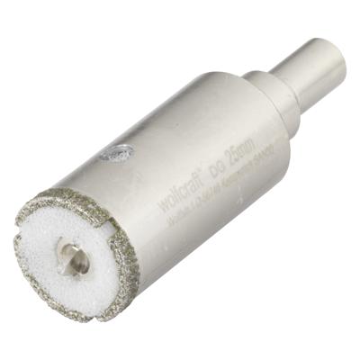 Wolfcraft Diamantbestr. boorkroon | Met schacht | Ø25mm | 1 stuk - 5924000 Wolfcraft Diamantbestr. boorkroon | Met schacht | Ø25mm | 1 stuk - 5924000