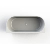 Half Vrijstaand Bad Arcqua Pinto Back To Wall 180x80x57 cm Glans Wit - thumbnail