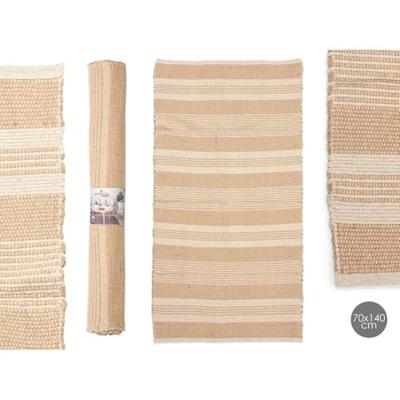 Tapijt GiftDecor NO.01 Wit Bruin 70 x 140 cm (8 Stuks) - thumbnail