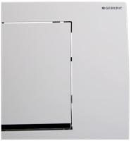 Bedieningsplaat Geberit Twinline 30 Frontbediening Wit - thumbnail