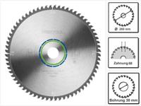 Festool Accessoires TF68 Speciaal-zaagblad | 260x2,4x30 | 494607 - thumbnail
