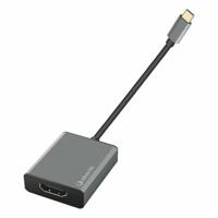 Adapter USB C naar HDMI Silver Electronics LOGAN 4K - thumbnail