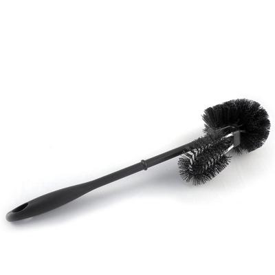 Toiletborstel zwart met randreiniger