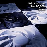BeQuiet PURE WINGS 3 White 140mm PWM PC-ventilator Wit (b x h x d) 140 x 25 x 140 mm - thumbnail