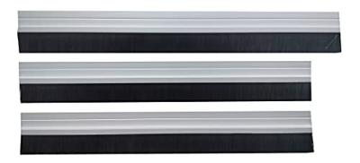 Ecosavers Deurborstel zelfklevend - 3 delig - aluminium