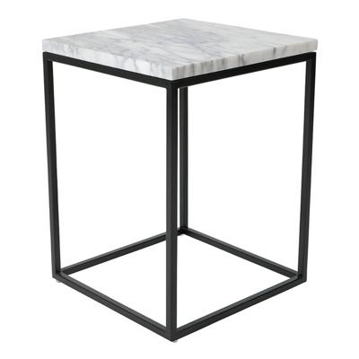 Zuiver Marble Power Bijzettafel Vierkante vorm 4 poot/poten Zuiver Marble Power Bijzettafel Vierkante vorm 4 poot/poten