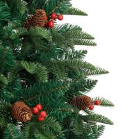 VidaXL Kunstkerstboom groen 150 cm pvc en metaal en plastic - thumbnail