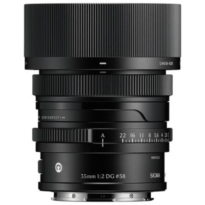 SIGMA 35mm f/2 DG Contemporary Sony E-mount - Zwart