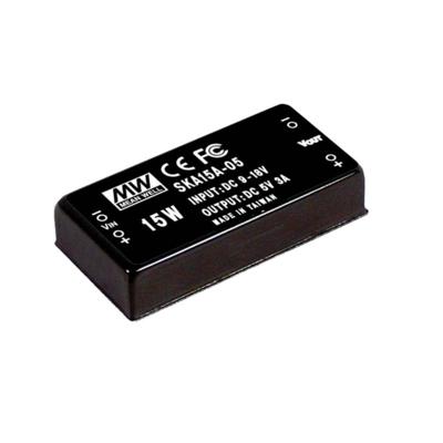 MEAN WELL SKA15C-12 DC/DC-converter 15 W Aantal uitgangen: 1 x Inhoud 1 stuk(s)