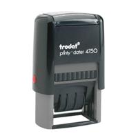 Trodat Printy-Dater Datumstempel 41 x 24 mm (bxh) Grijs, Zwart - thumbnail