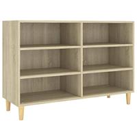 VidaXL Dressoir 103,5x35x70 cm bewerkt hout sonoma eikenkleurig - thumbnail