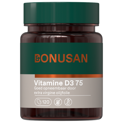 Bonusan Vitamine D3 75 Softgels Bonusan Vitamine D3 75 Softgels