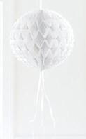 Honeycomb bal wit 30cm - thumbnail