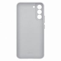 EF-VS906LJEGWW Samsung Leather Cover Galaxy S22+ 5G Light Grey - thumbnail