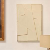 Kave Home Schilderij 'Talin' 60 x 90cm, kleur Beige - thumbnail