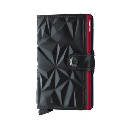 Secrid Mini Wallet Portemonnee Prism Black - Red