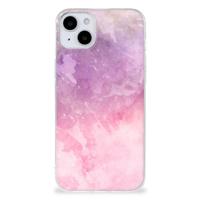 Smartphone hoesje iPhone 15 Pink Purple Paint - thumbnail