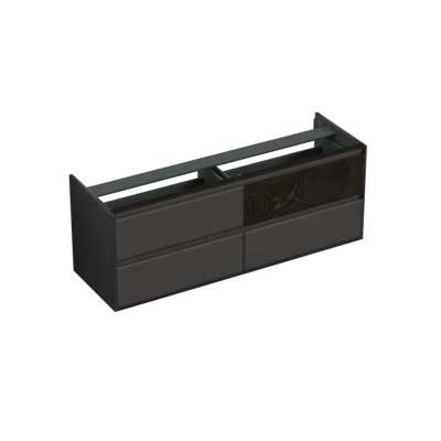 Onderkast Forzalaqua Reno 2.0 160x51x60 Cm 4 Lades Softclose Eiken Black Oiled Onderkast Forzalaqua Reno 2.0 160x51x60 Cm 4 Lades Softclose Eiken Black Oiled