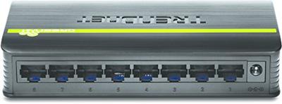 TRENDnet Greennet Ethernet Desktop plastic behuizing switch, TE100-S8