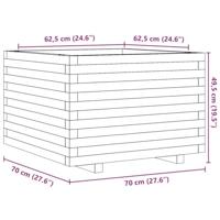 VidaXL Plantenbak 70x70x49,5 cm massief douglashout - thumbnail