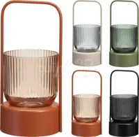 Waxinelichthouder met Hendel 20cm Assorti 1st - thumbnail