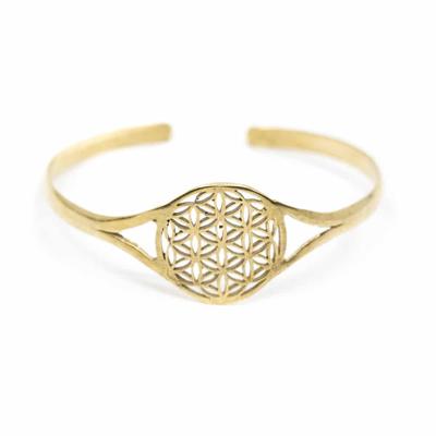 Armband Flower of Life Verstelbaar Goudkleurig