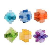 Johntoy 3d breinpuzzel transparant kleur - thumbnail