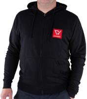 CONWAY sweater jas met een capuchon "logo" hoodie logo size s black - thumbnail