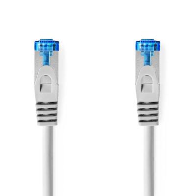 Nedis CAT6a netwerkkabel | S/FTP | RJ45 Male | RJ45 Male | 5.00 m | Snagless | Rond | LSZH | Wit | Label - CCGL85330WT50 Nedis CAT6a netwerkkabel | S/FTP | RJ45 Male | RJ45 Male | 5.00 m | Snagless | Rond | LSZH | Wit | Label - CCGL85330WT50
