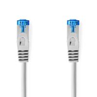 Nedis CAT6a netwerkkabel | S/FTP | RJ45 Male | RJ45 Male | 5.00 m | Snagless | Rond | LSZH | Wit | Label - CCGL85330WT50 - thumbnail