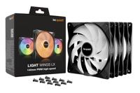 WEES STIL! - Light Wings LX - Case Fan - BL130 - 140 mm - PWM hoog - Speed Triple - Pakket - thumbnail