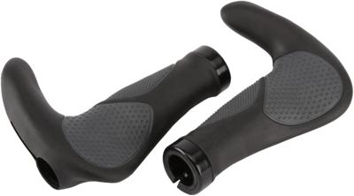 Ergotec Handvatten oslo bar-ends lang/lang zwart/grijs