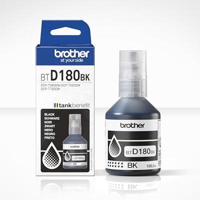 Brother BTD180BK inktnavulling voor printers Origineel Brother BTD180BK inktnavulling voor printers Origineel