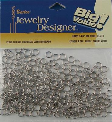 Darice Vaessen creative • ringen dubbel 6mm 288pcs silver
