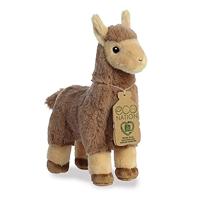 Eco Nation Pluchen knuffel - lama - 28 cm - thumbnail