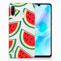 Huawei P30 Lite | Siliconen Case | Watermelons - thumbnail