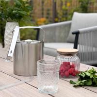 QUVIO IJsemmer met deksel - Incl. tang - RVS - thumbnail