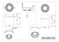 Trio PlafondlampGuayana wit - 651000131 - thumbnail