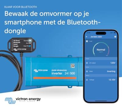 Victron Energy Phoenix 24/500 Omvormer 500 W 24 V/DC - 230 V/AC