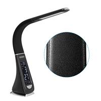 LED tafellamp - 4in1 lamp - kalender - klok - thermometer - zwart - thumbnail