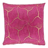 Unique Living kussen celina 45 x 45 cm fuchsia - thumbnail