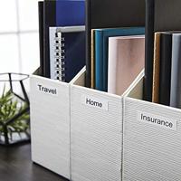 1x10 Dymo D1 printlint 12mmx7m zwart op wit - thumbnail