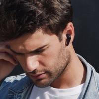 LG TONE Free FN4 oordopjes, draadloze Bluetooth in-ear hoofdtelefoon met hypoallergene oorstukken, medische kwaliteit, zwart - thumbnail