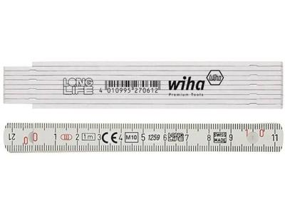 Wiha 41010001 Duimstok Longlife® 1 m metrisch, 10 delen 13 mm - 27061 Wiha 41010001 Duimstok Longlife® 1 m metrisch, 10 delen 13 mm - 27061