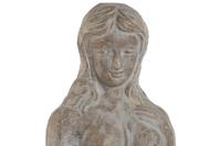 Decoratieve figuren Home ESPRIT Grijs Vrouw Romantiek Verouderde afwerking 17 x 17 x 61 cm - thumbnail